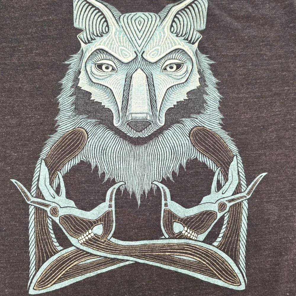 Brand New Band Wolf Graphic Tee Mens M American Apparel Tri Blend 2010s Emo Rock